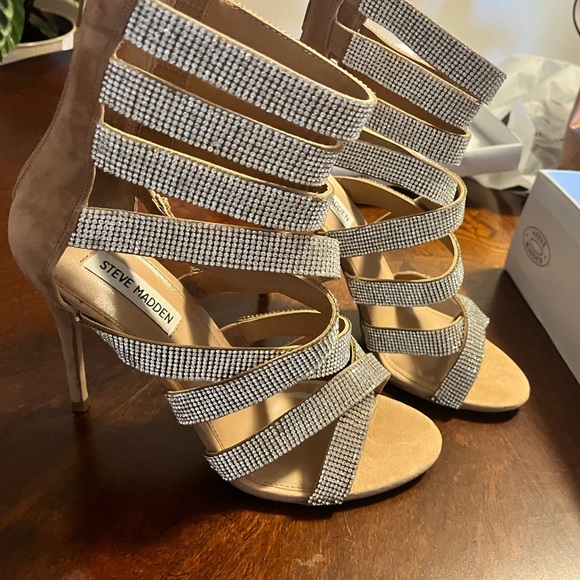 Steve Madden rhinestone heels malika style - Picture 1 of 1